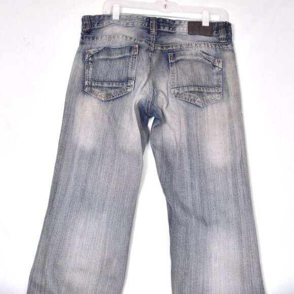 MK Machine Men's Blue Jeans Size 34/32 See Photos - Picture 6 of 9